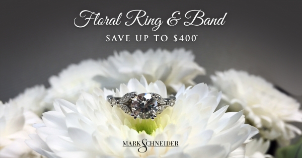Mark Schneider’s Floral Engagement Rings Offer